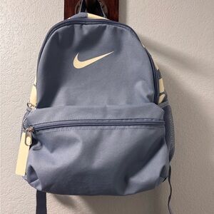 Nike blue and white small Backpack